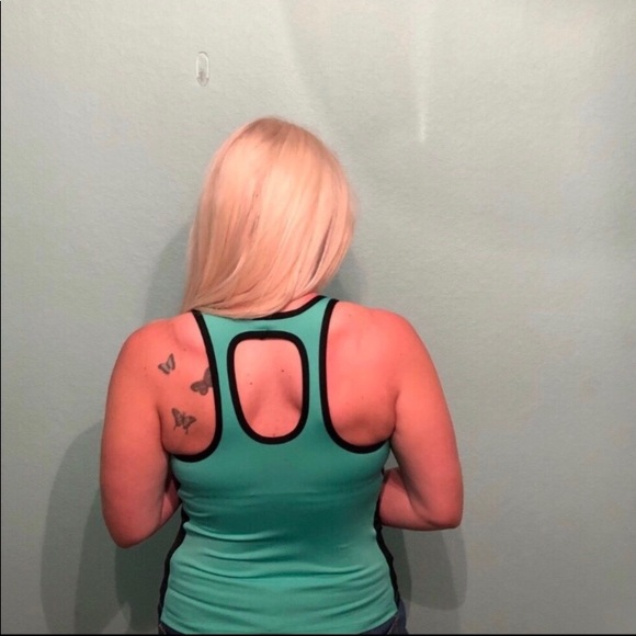 Nike Womens Athletic Top, Green Medium - Picture 3 of 5